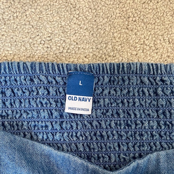 Old Navy Blue Denim Dress - Picture 2 of 4